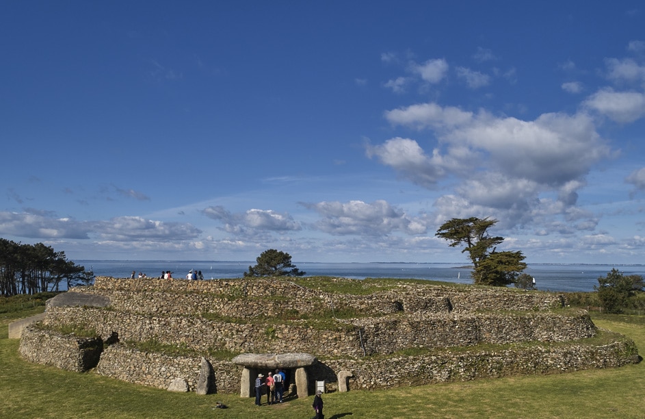 Le cairn de Gavrinis dans le Morbihan