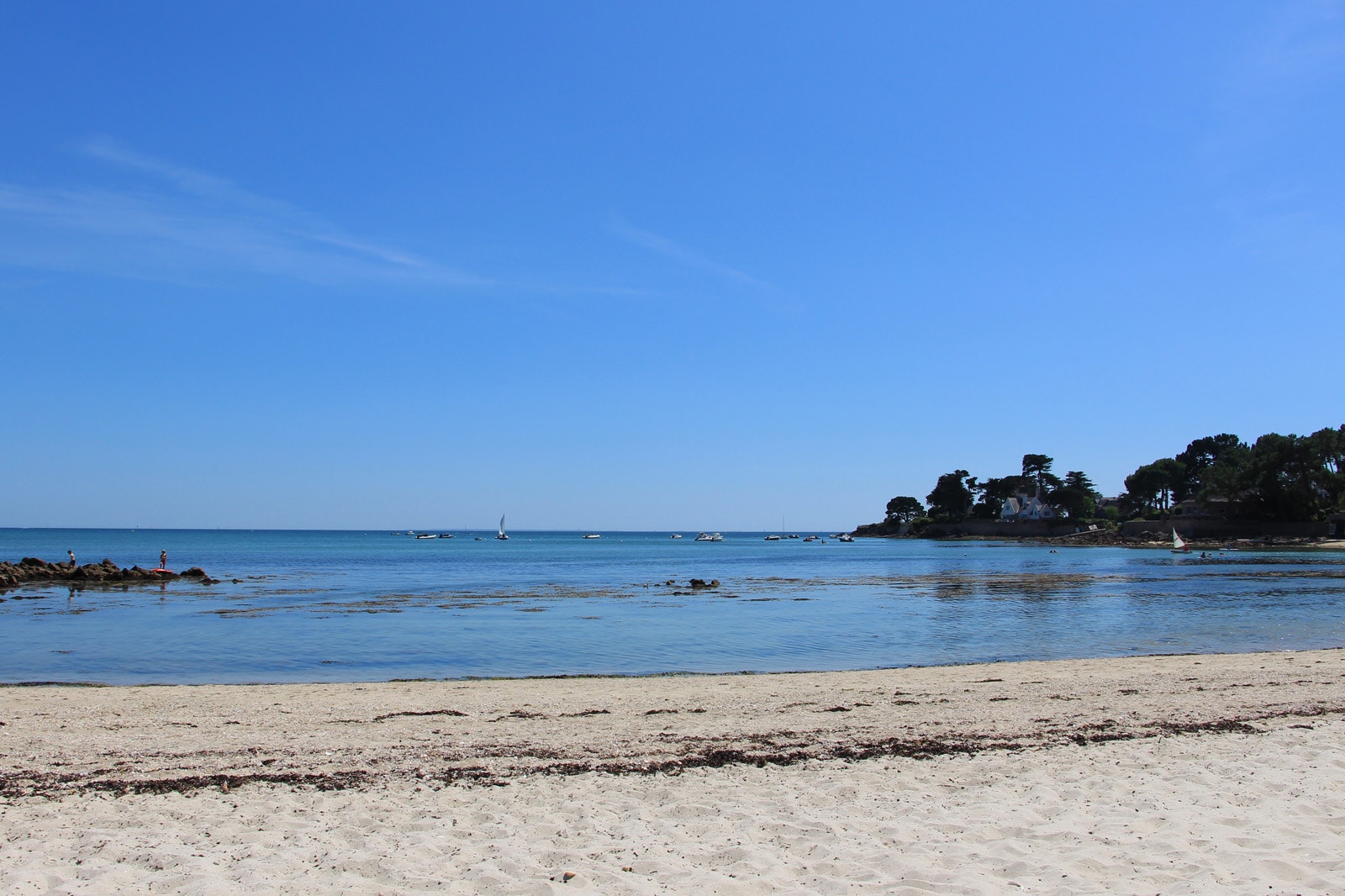 La plage de Beaumer à Carnac