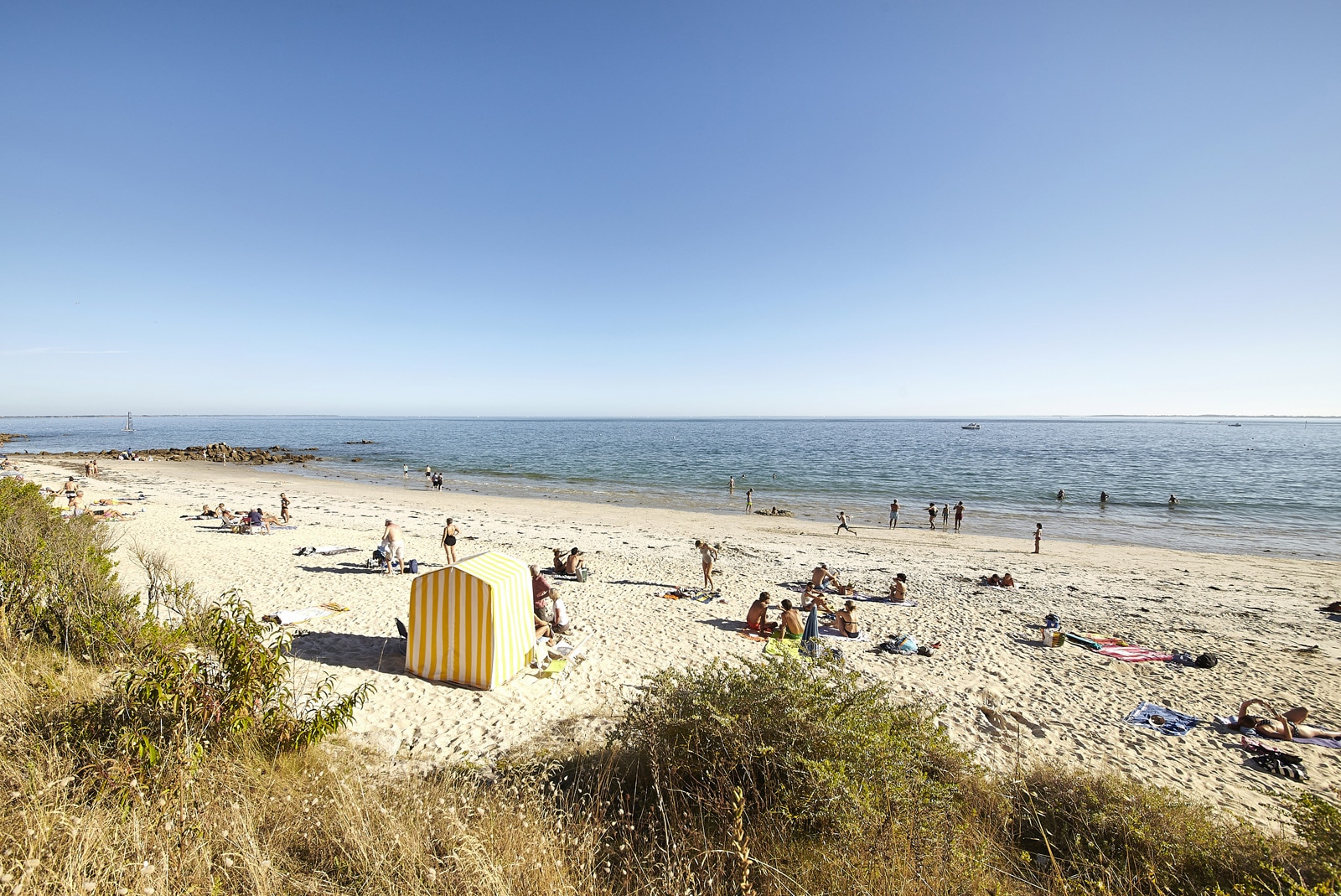 La plage de Légenèse à Carnac