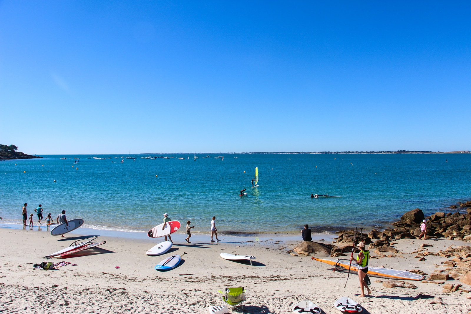 La plage de Saint Colomban à Carnac