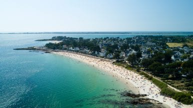 Vue aérienne Carnac Plage