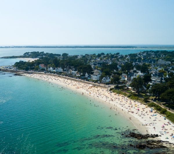 Vue aérienne Carnac Plage