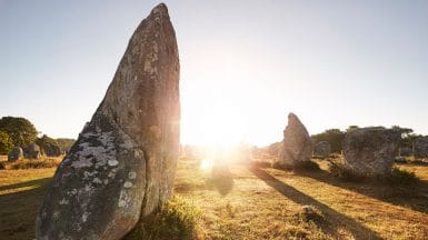 Les menhirs de Carnac