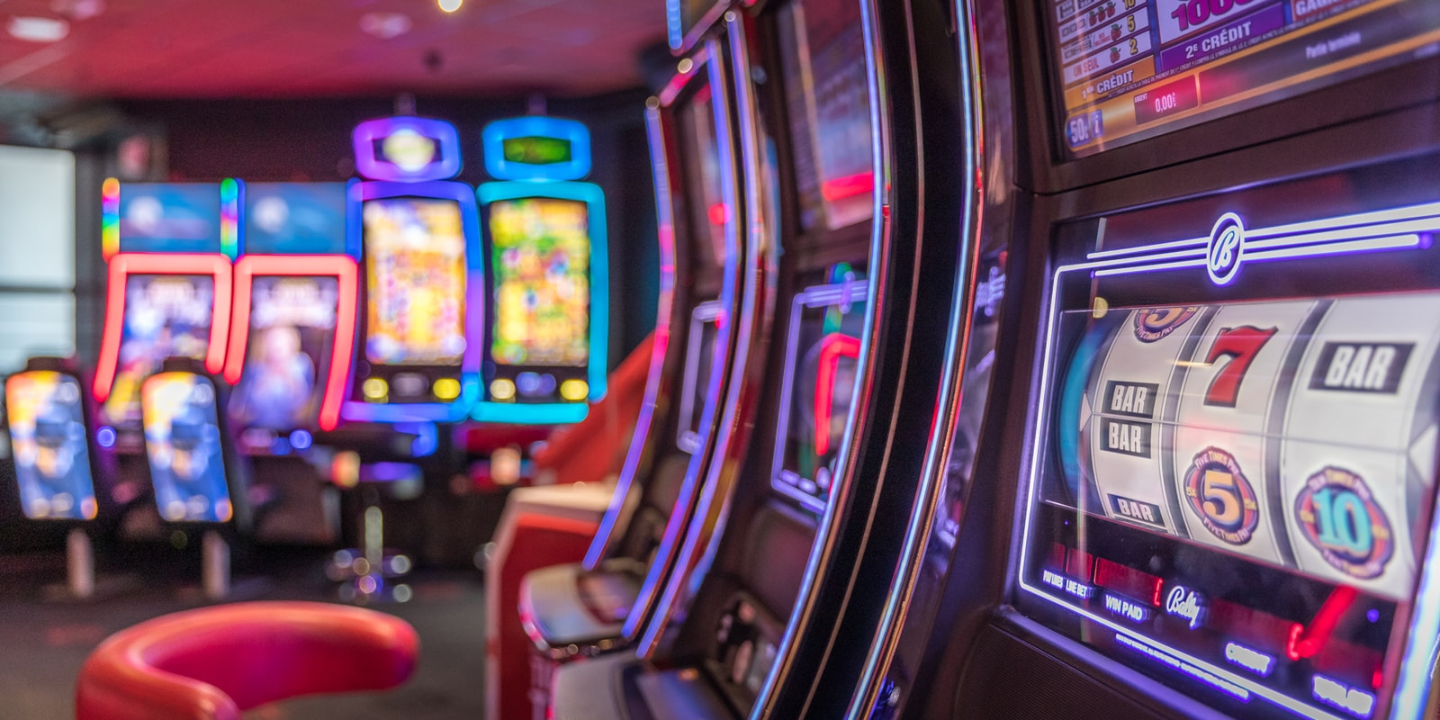 Les machines à Sous au Casino Circus de Carnac