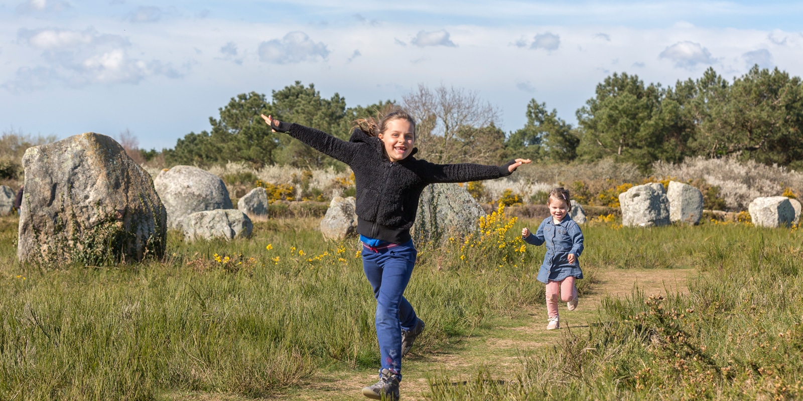 Week-end avec les enfants dans les menhirs de Carnac