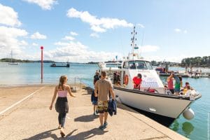 Bateau à Port blanc dans le Golfe du Morbihan copyright Simon BOURCIER - Morbihan Tourisme