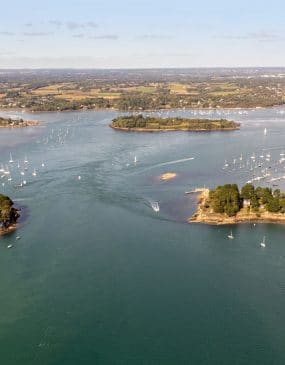 Le Golfe du Morbihan vu du ciel copyright Simon BOURCIER - Morbihan Tourisme