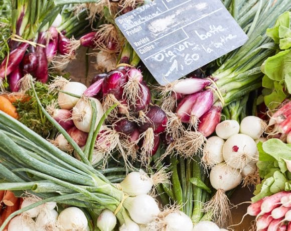 Légumes au marché de Carnac