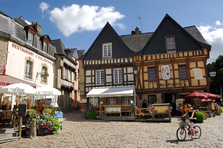 Maisons en pans de bois à Auray cité d'art copyright LE GAL Yannick crtb