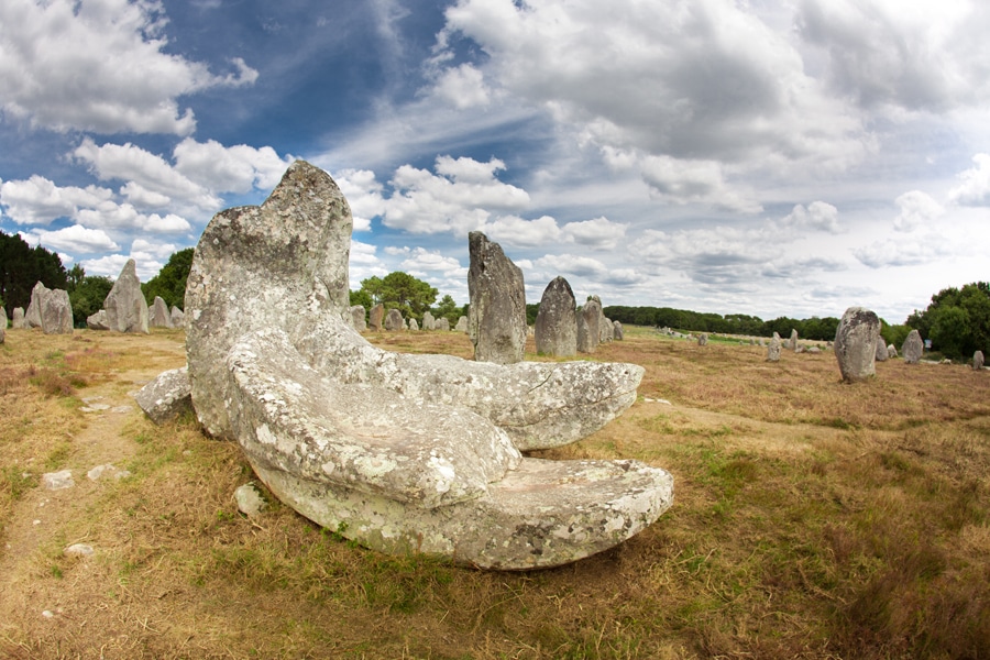 Les alignements de menhir de Kermario à Carnac