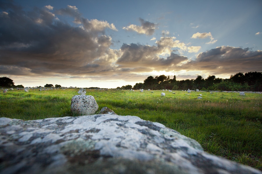 Les alignements de menhir du Ménec à Carnac