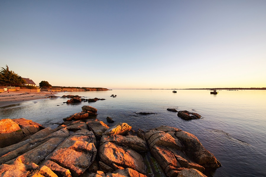 Le coucher du soleil à Carnac Saint Colomban