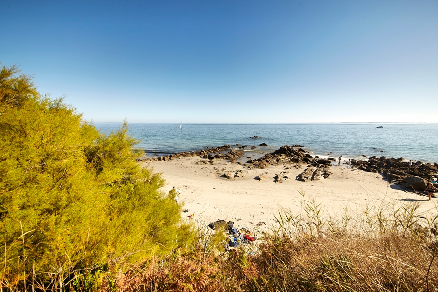 La plage de Légenèse à Carnac