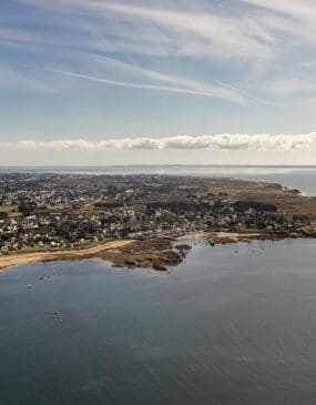 Vue aérienne sur la presqu’île de Quiberon copyright Simon BOURCIER Morbihan Tourisme