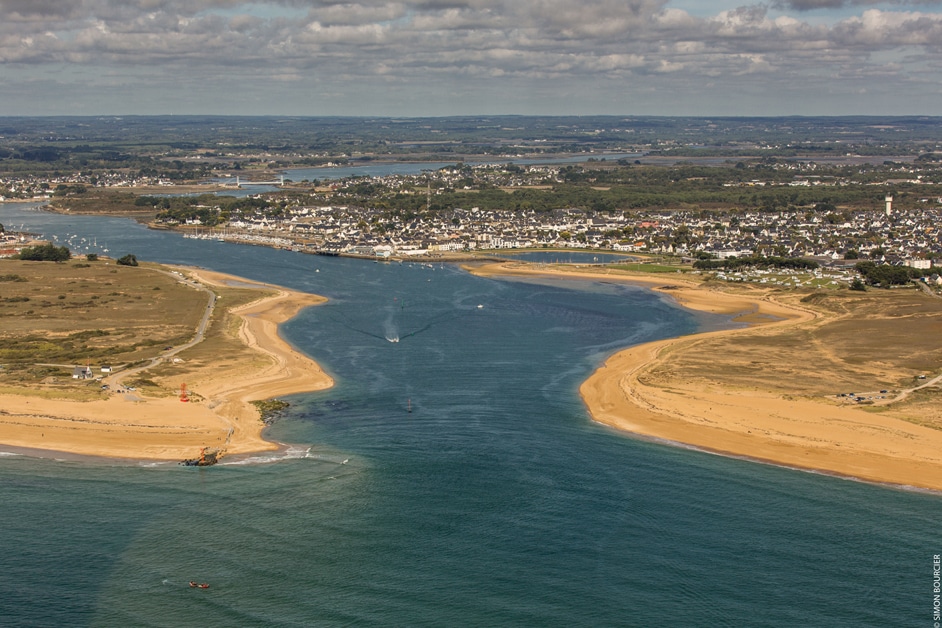 Vue aérienne sur la Ria d'Etel copyright Simon BOURCIER Morbihan Tourisme