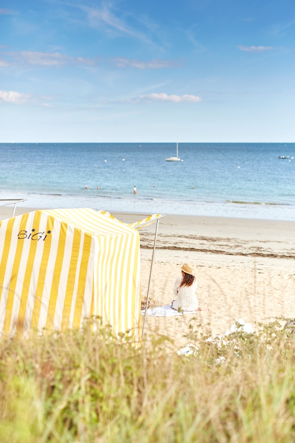 Tente de plage à Carnac