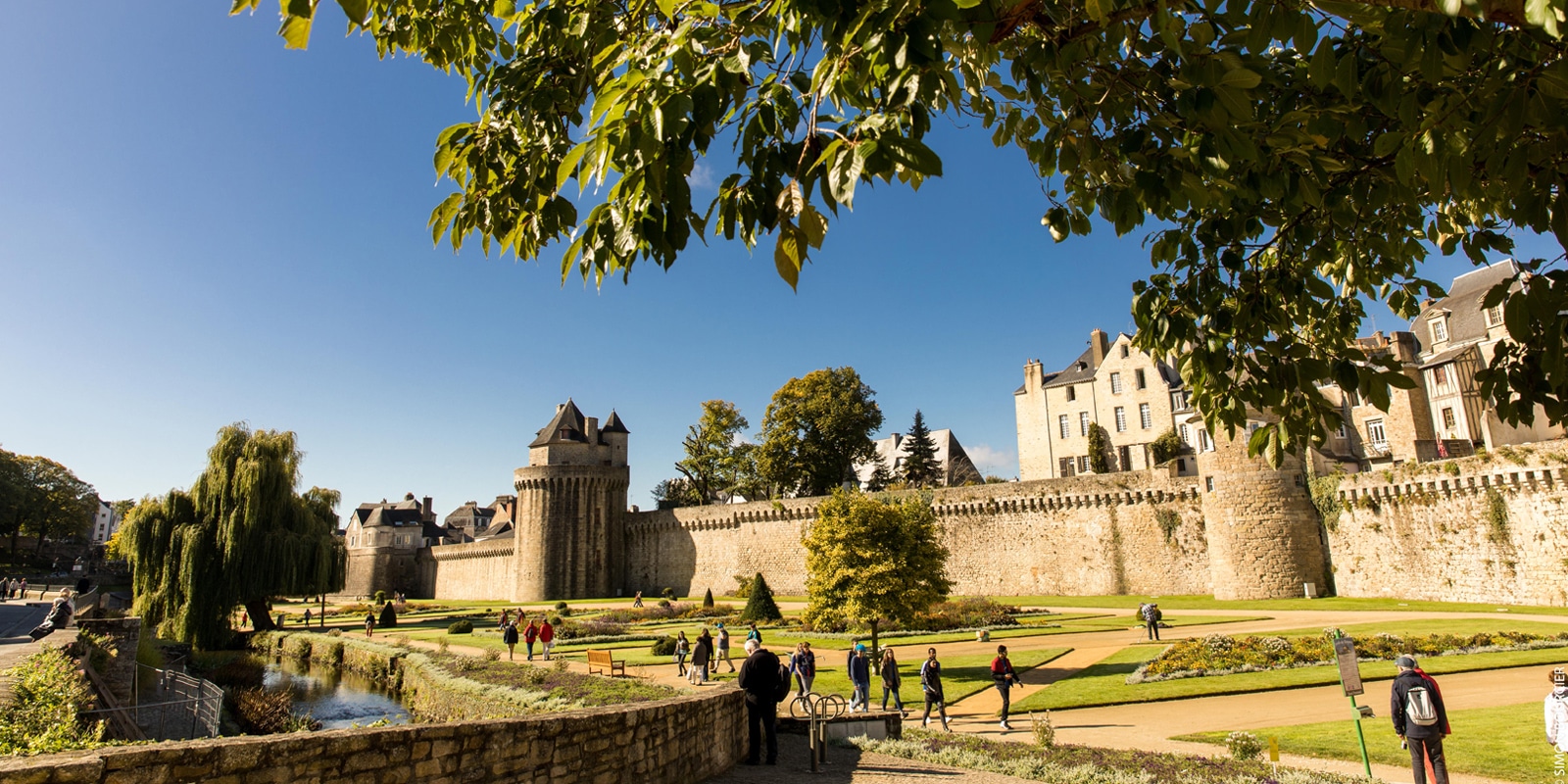 Les remparts de Vannes copyright Simon BOURCIER - Morbihan Tourisme