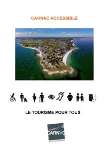 Couverture du guide pratique Carnac accessible guide OT carnac