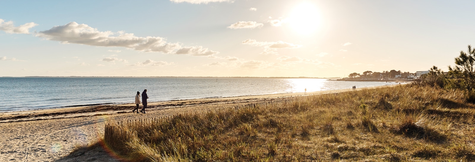 Couple sur la Grande Plage de Carnac