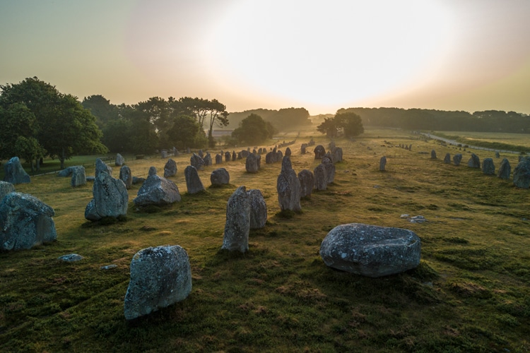 Alignements de menhirs à Carnac