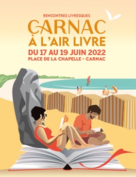 Affiche Carnac à l'air livre rencontres livresques juin 2022