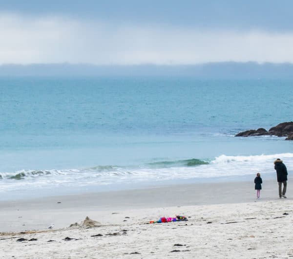 Temps de pluie Carnac plage