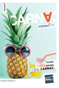 Couverture de l'agenda de l'été 2022 à Carnac