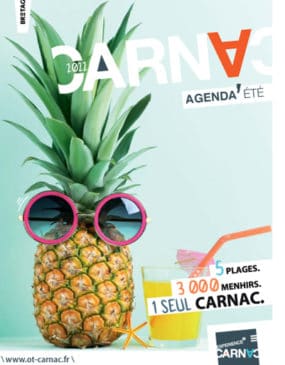 Couverture de l'agenda de l'été 2022 à Carnac