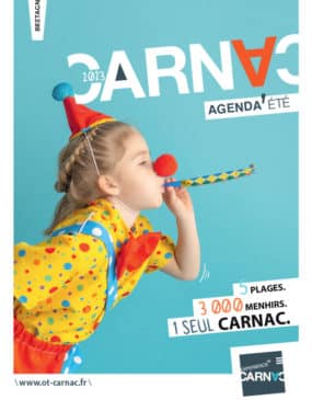 Couverture de l'agenda de l'été 2023 à Carnac