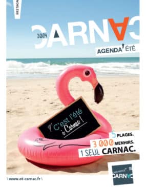 Couverture de l'agenda de l'été 2024 à Carnac
