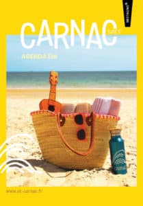 Couverture de l'agenda de l'été 2025 à Carnac