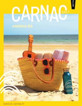 Couverture de l'agenda de l'été 2025 à Carnac