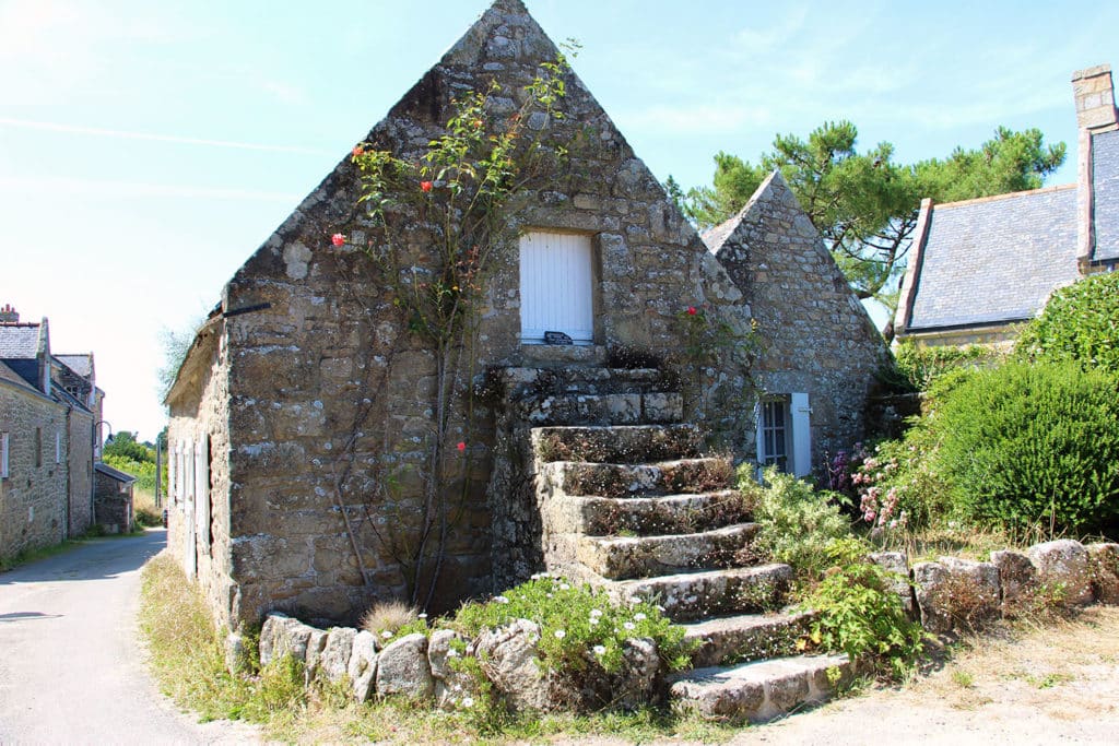 Maison typique dans le village de Saint-Colomban à Carnac