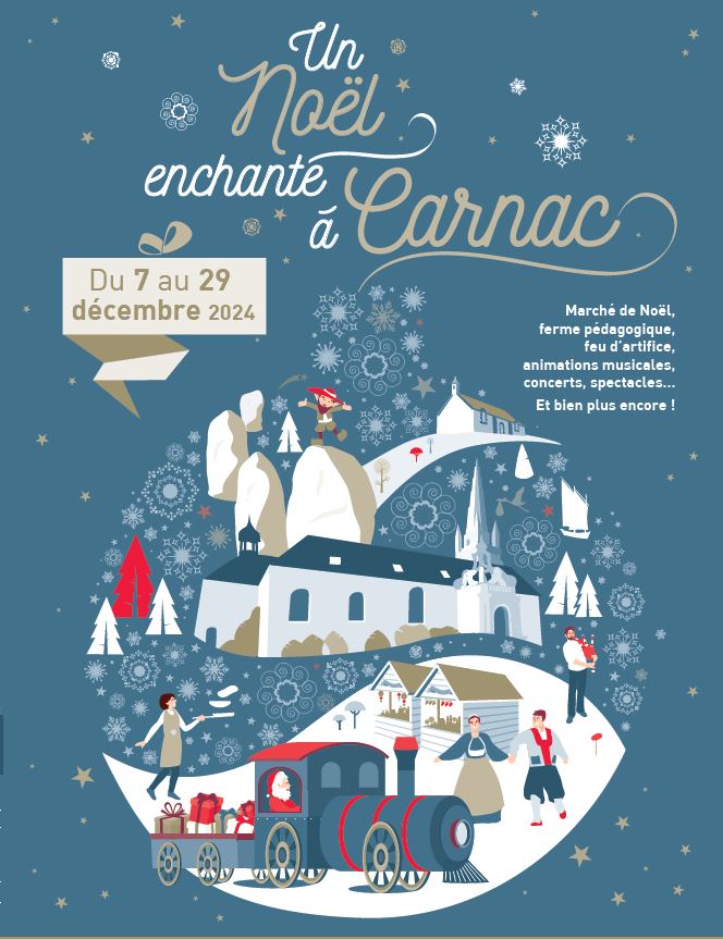 Programme un noel enchanté à Carnac 2024